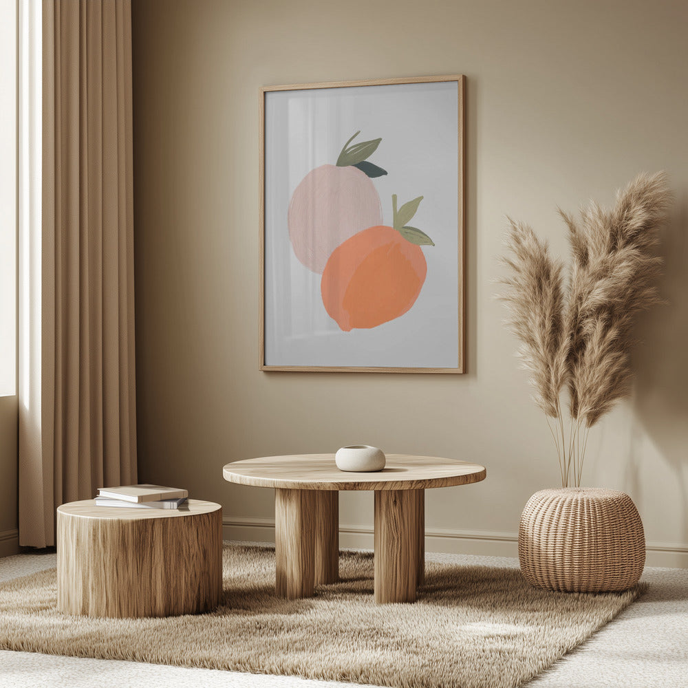 Painted Peach | Poster