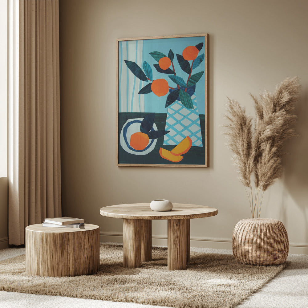 Citrus Morning Still Life | Poster