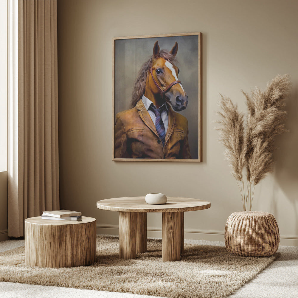 Elegant Horse Animal Art | Poster
