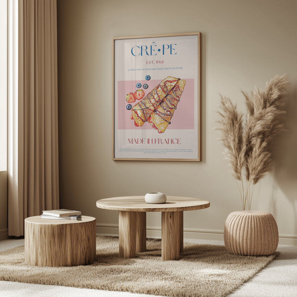 Französischer Crêpe-Genuss | Poster