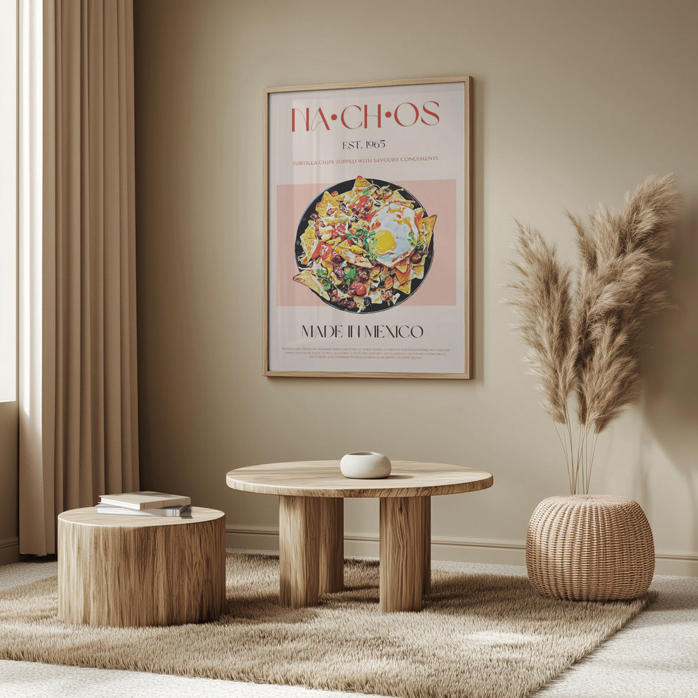 Colorful Mexican Nachos | Poster