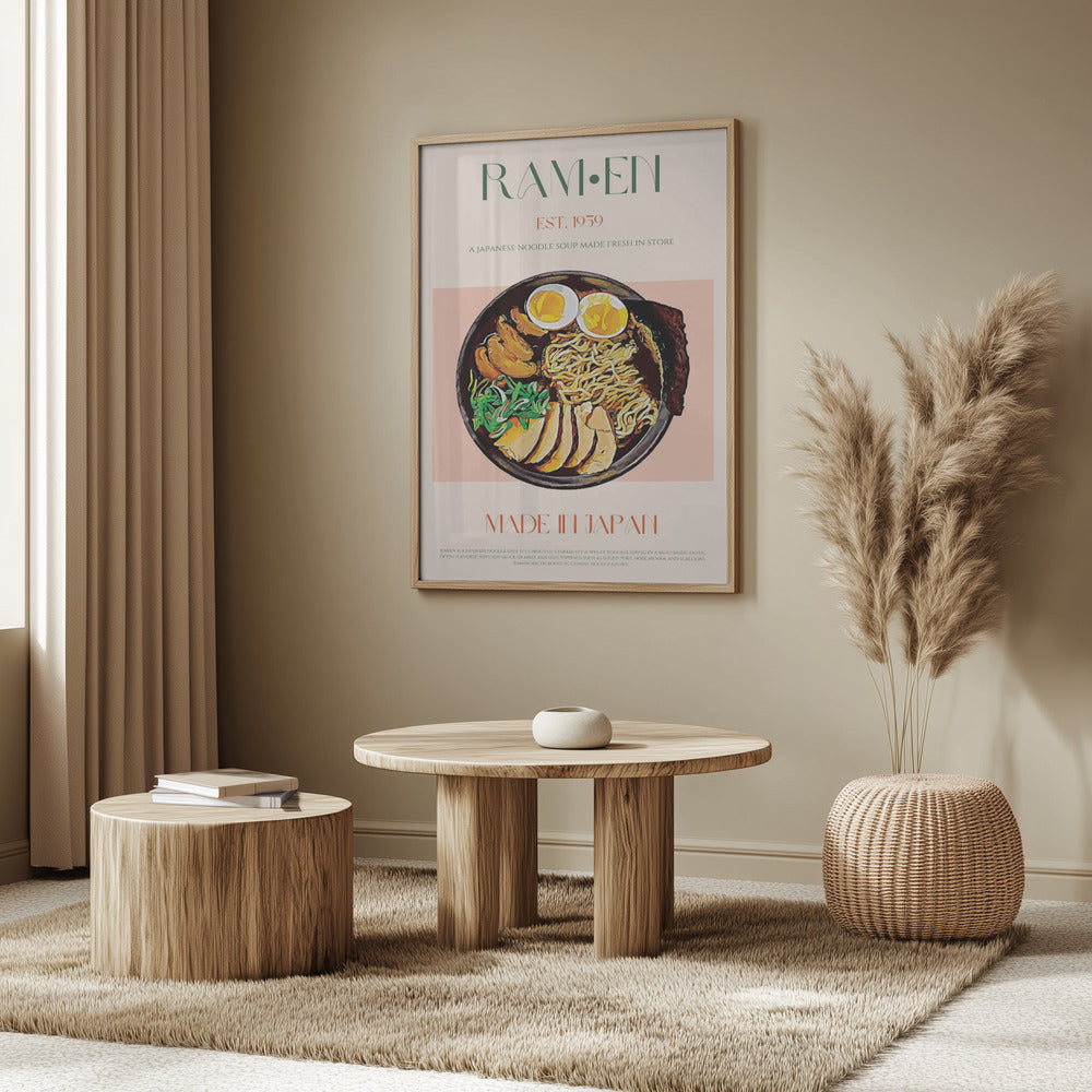 Savoring Japanese Ramen Bowl | Poster