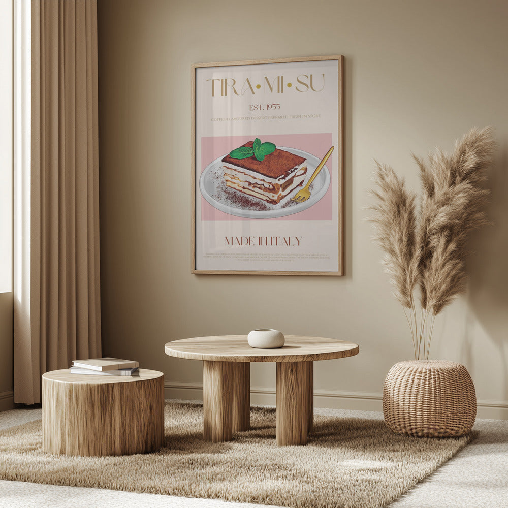 Classic Italian Tiramisu Print | Poster