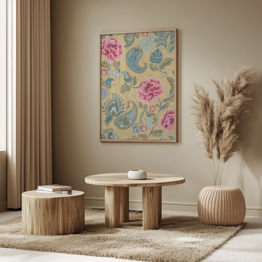 Floral Heritage paisley opulent vintage pattern | Poster