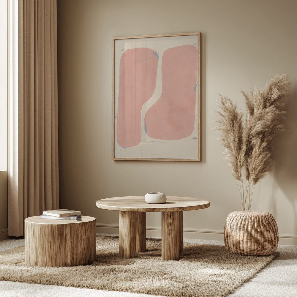 Pink Contours | Poster