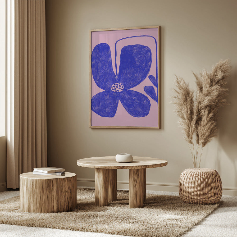 Blue Blossom Burst | Poster