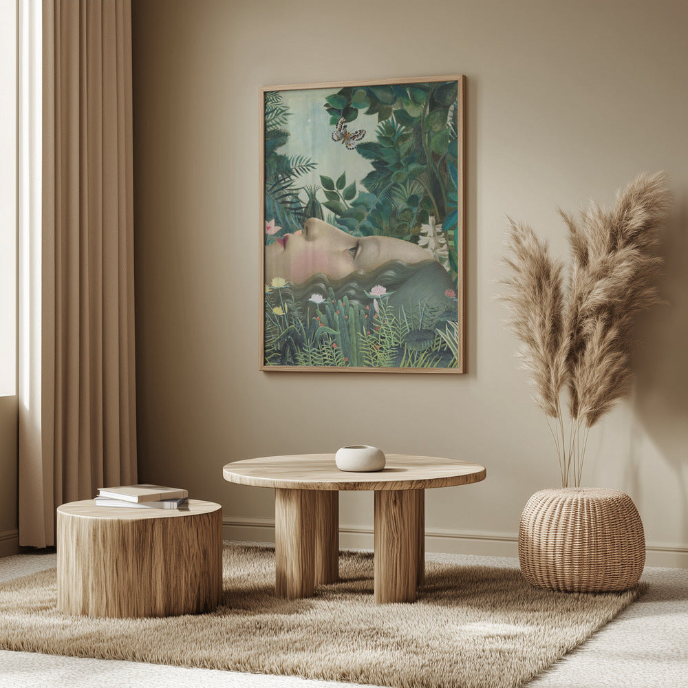 Giovanna In Tropical Garden | Poster