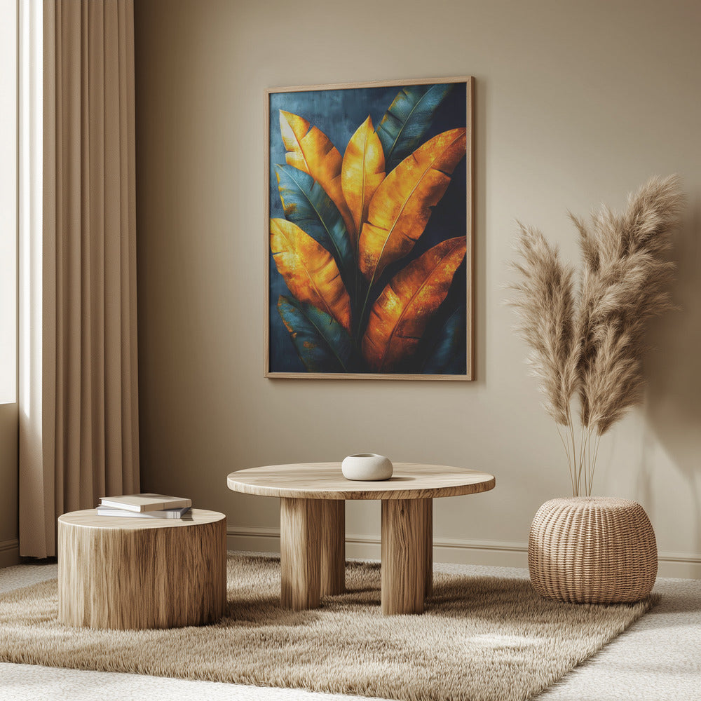Tropical Vibes Hidden Tropics Banana Leaves (12) | Poster