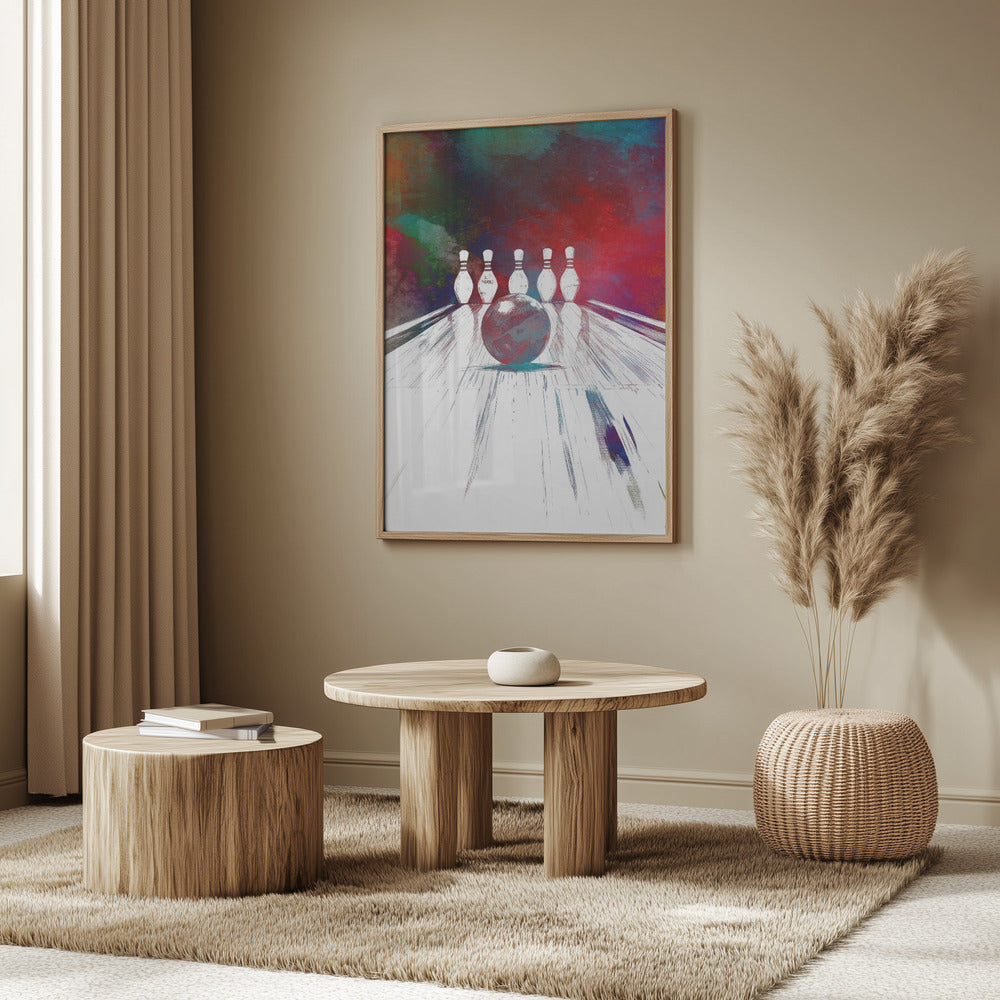 Sport Bowling art | Poster