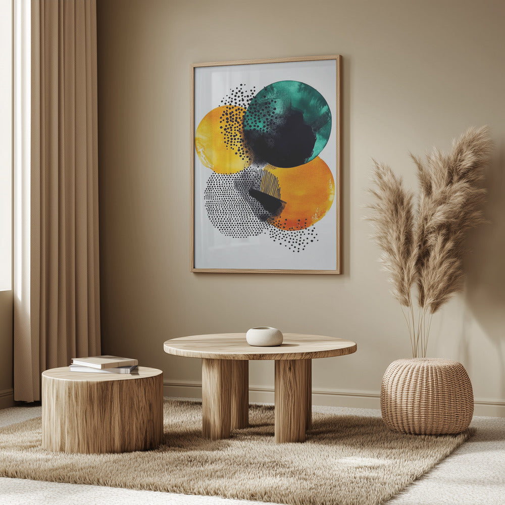 Composition with Overlapping Circles | Poster
