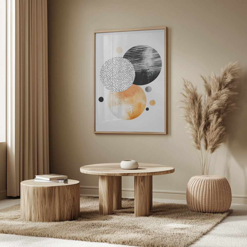 Composition with Overlapping Circles | Poster