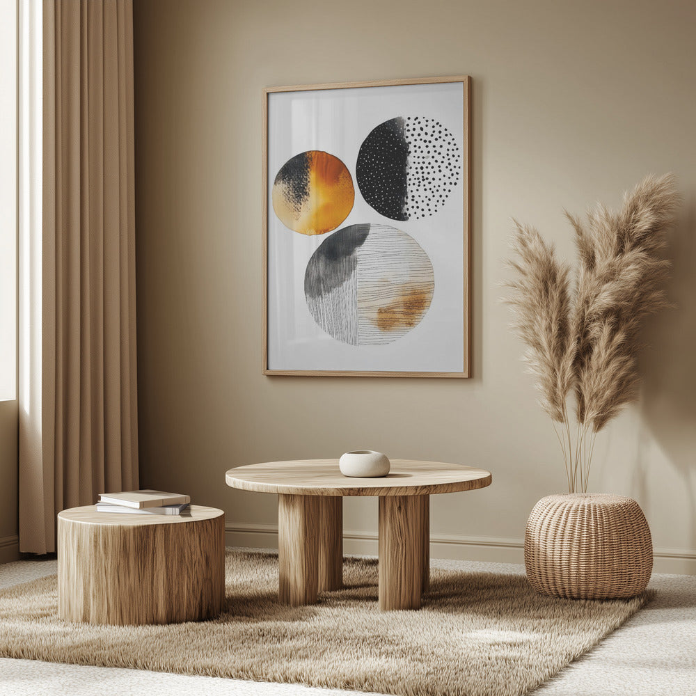 Composition with Overlapping Circles | Poster