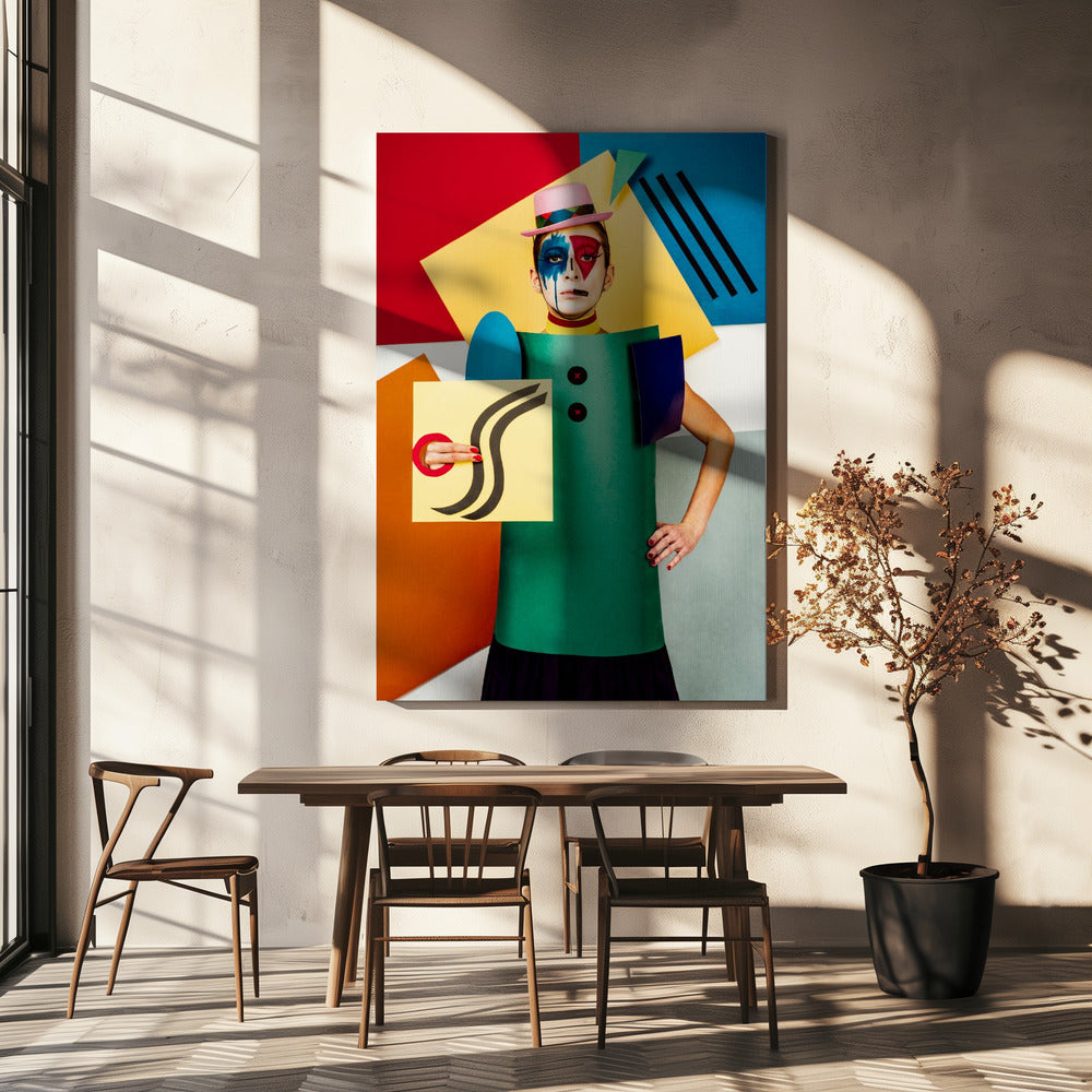 Portrait suprématiste de Lena Naymkina | Toile