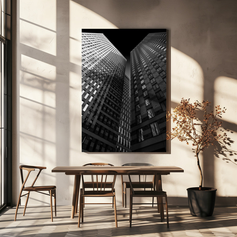 Entre géants | Toile