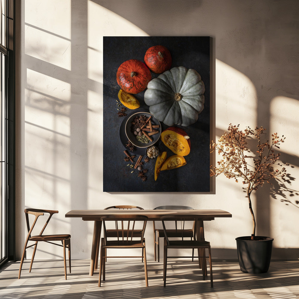 L'automne sur la table | Toile