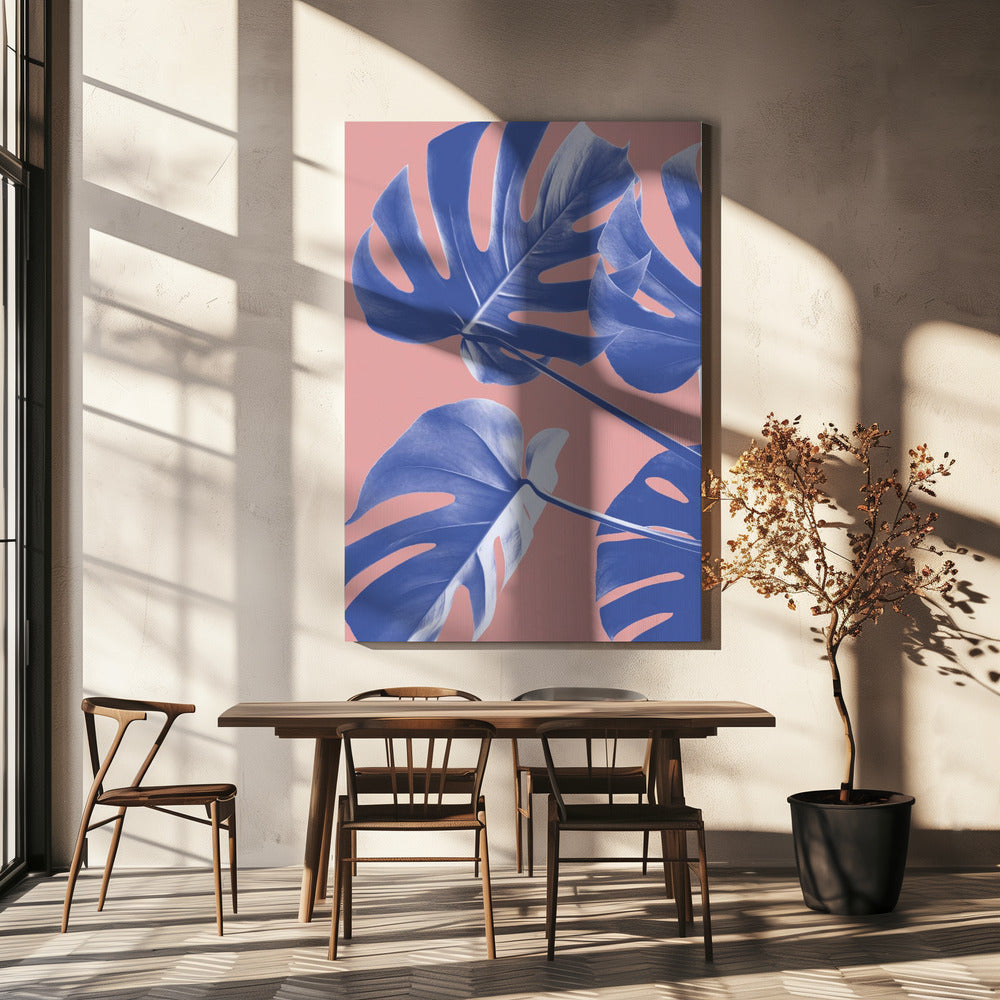 Monstera Purple 06 | Canvastaulut