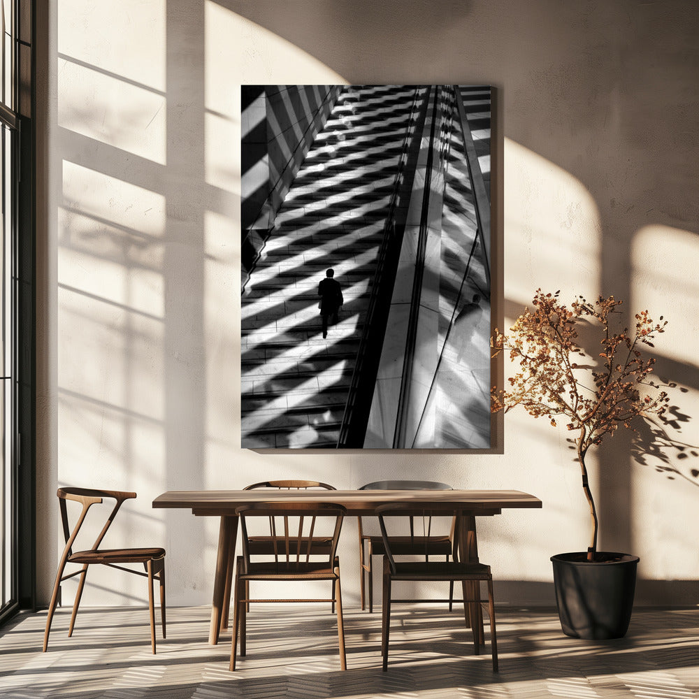 Lumière et ombres en mouvement | Toile