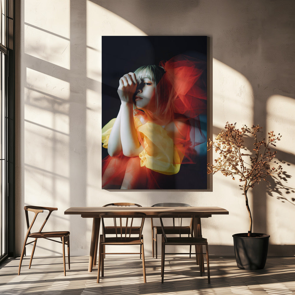 Poisson rouge | Toile