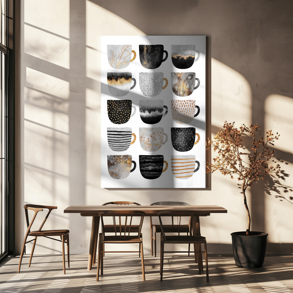 Jolies tasses à café | Toile