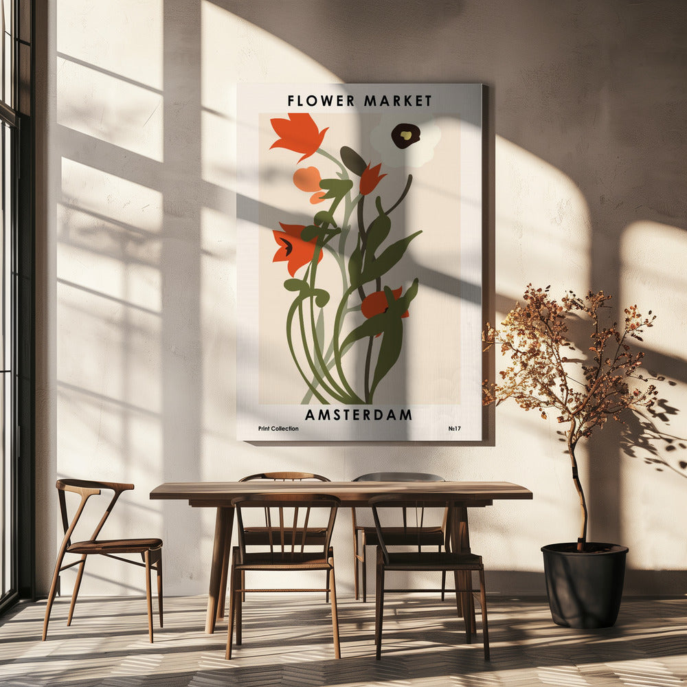 Blomstermarknaden Amsterdam | Canvas