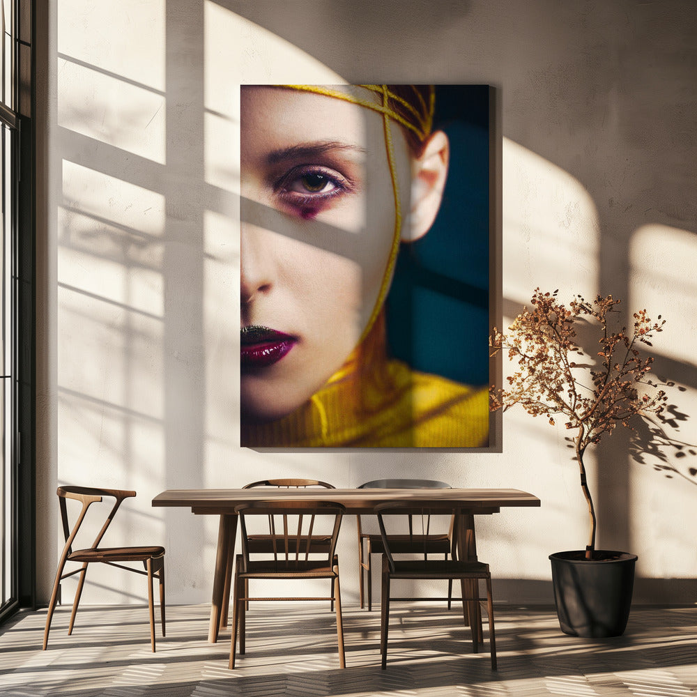 Touche jaune | Toile