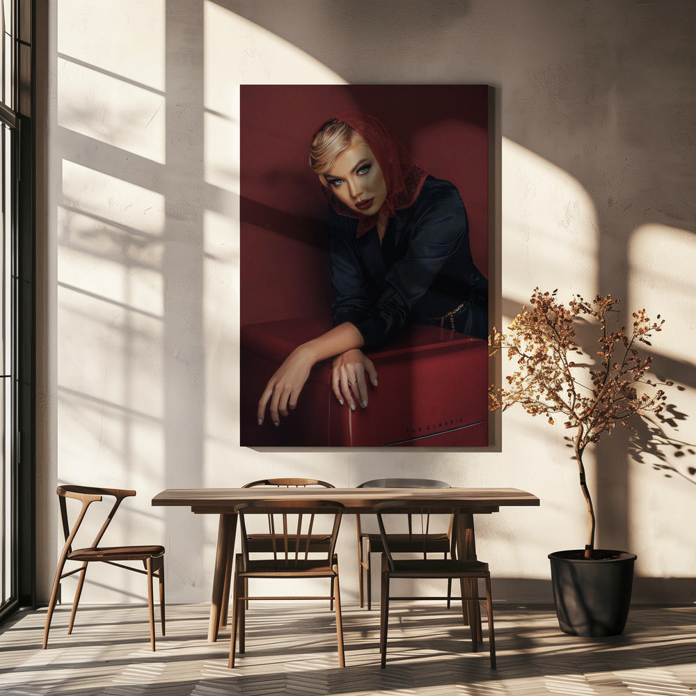 Écharpe rouge ! | Toile