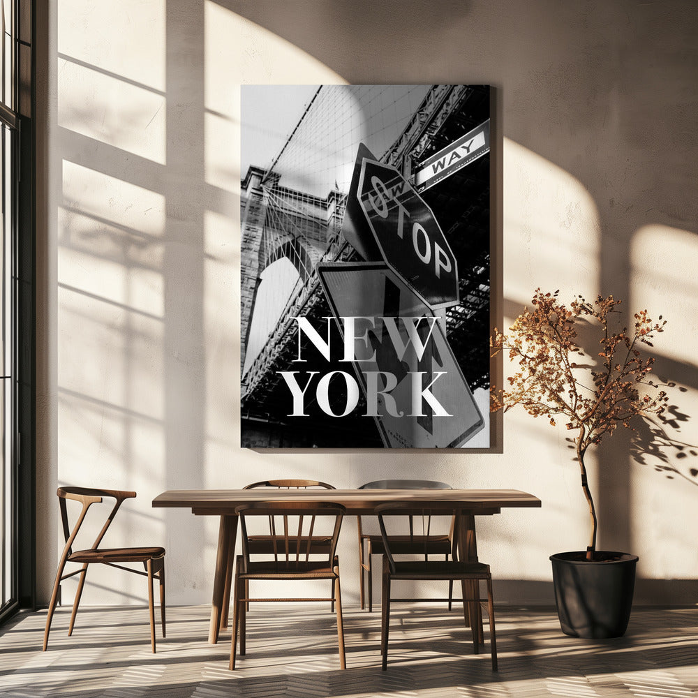 Ponte di Brooklyn a New York | Stampe su Tela