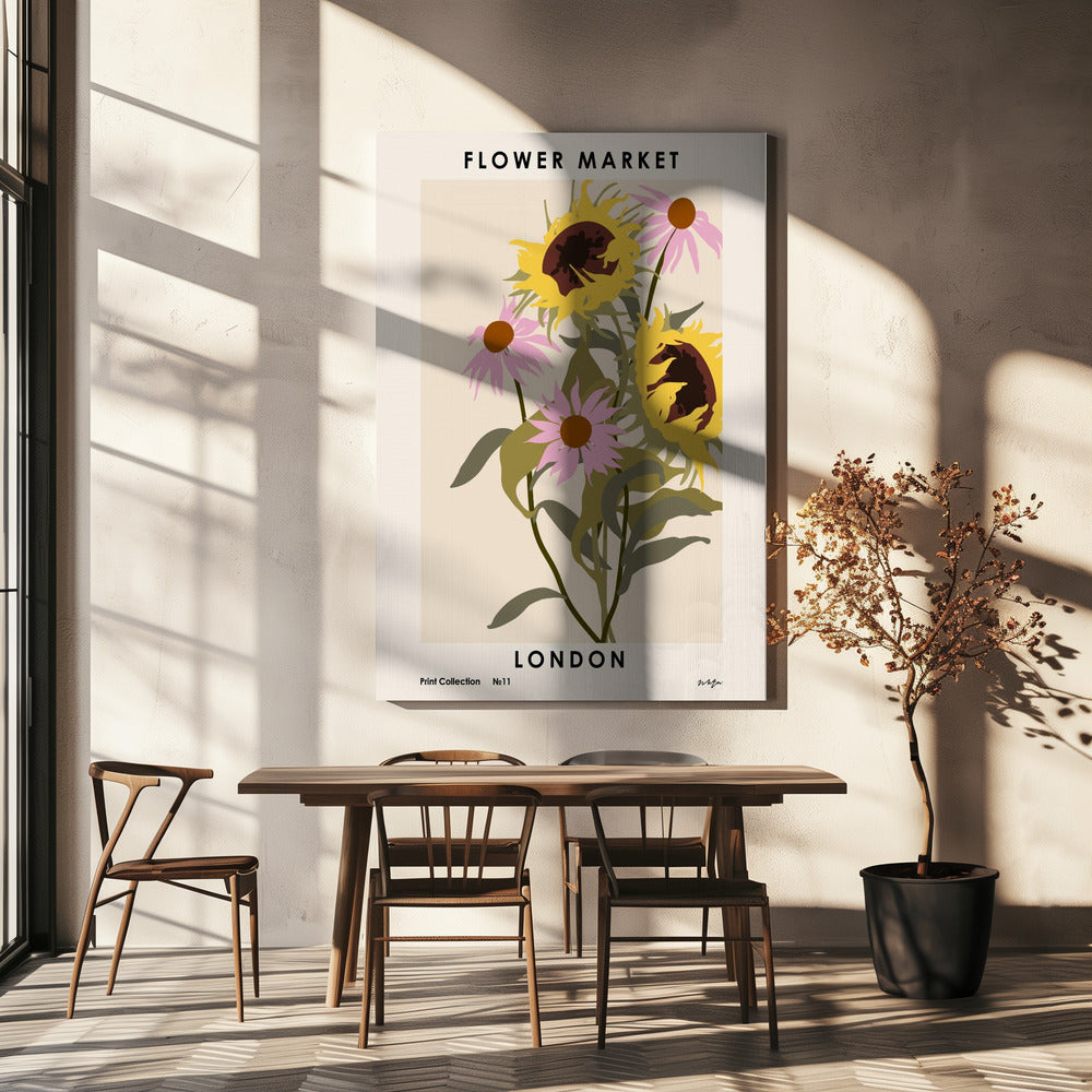 Marché aux fleurs. Londres | Canvas