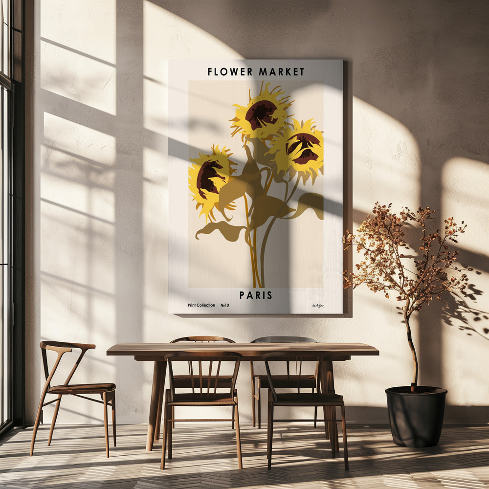 Marché aux fleurs. Paris | Toile