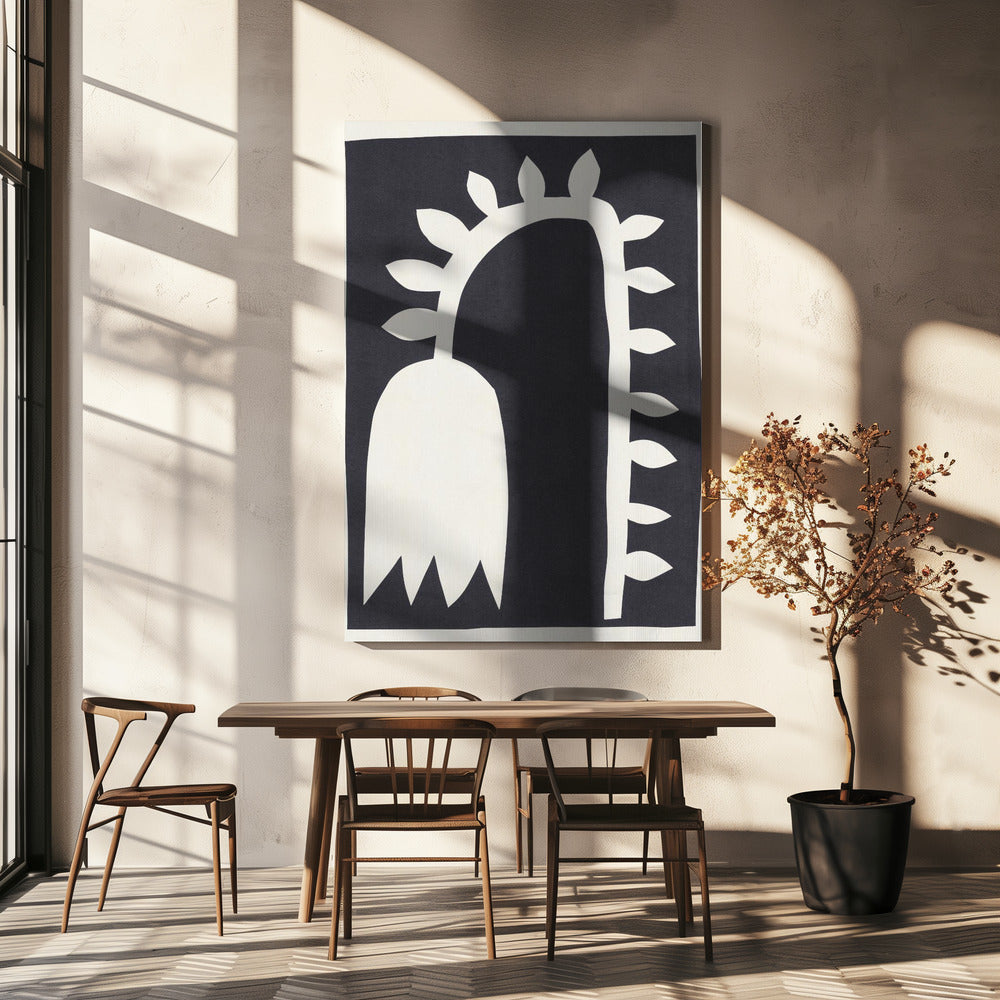 Tulipe noire n° 2 | Toile