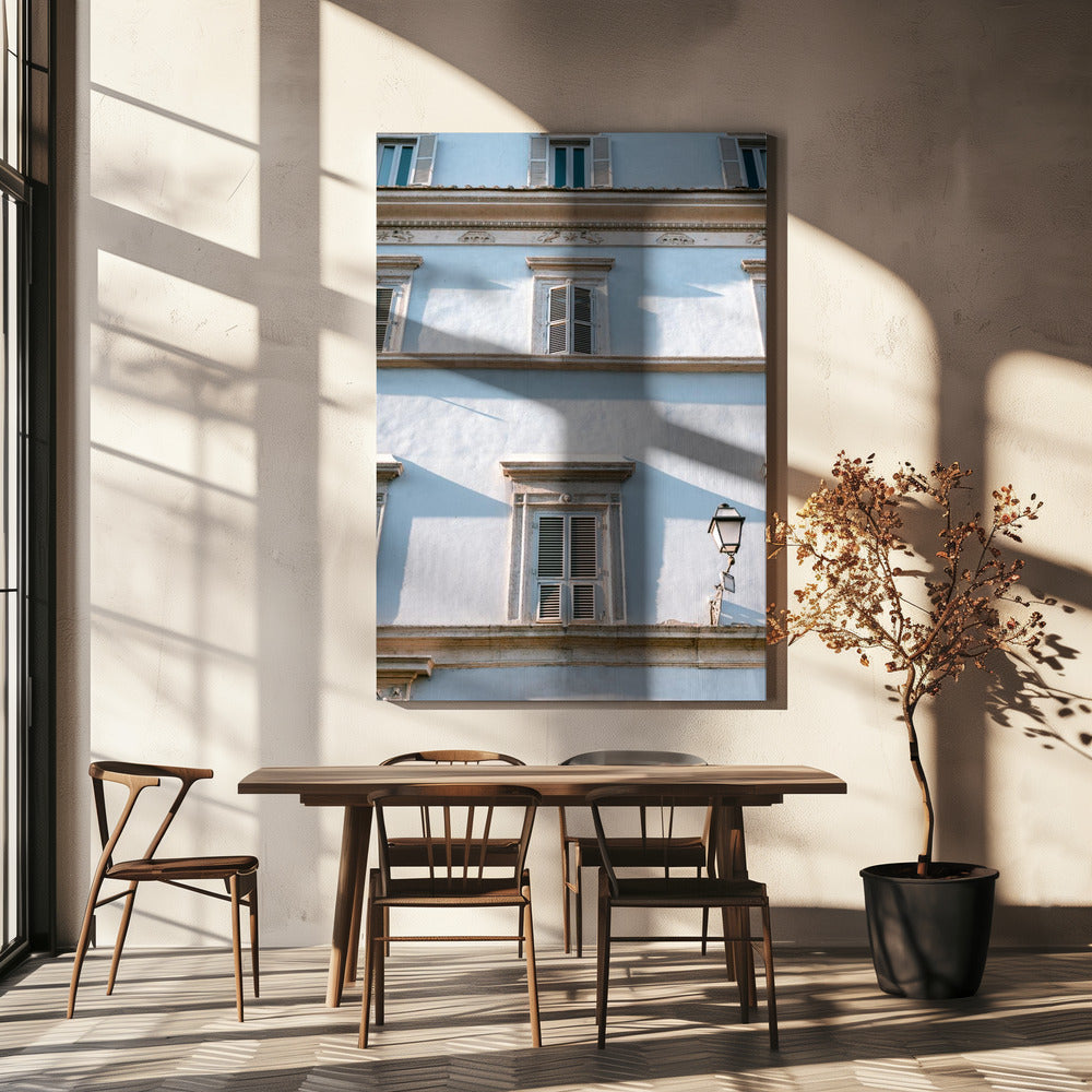 Nuances bleues de Rome - Photographie de voyage en Italie || | Toile