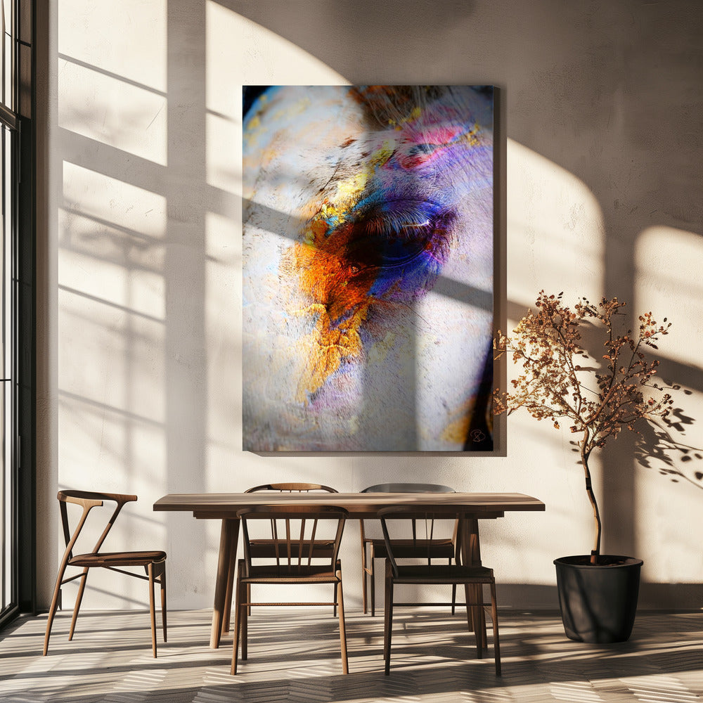 Cheval peint | Toile