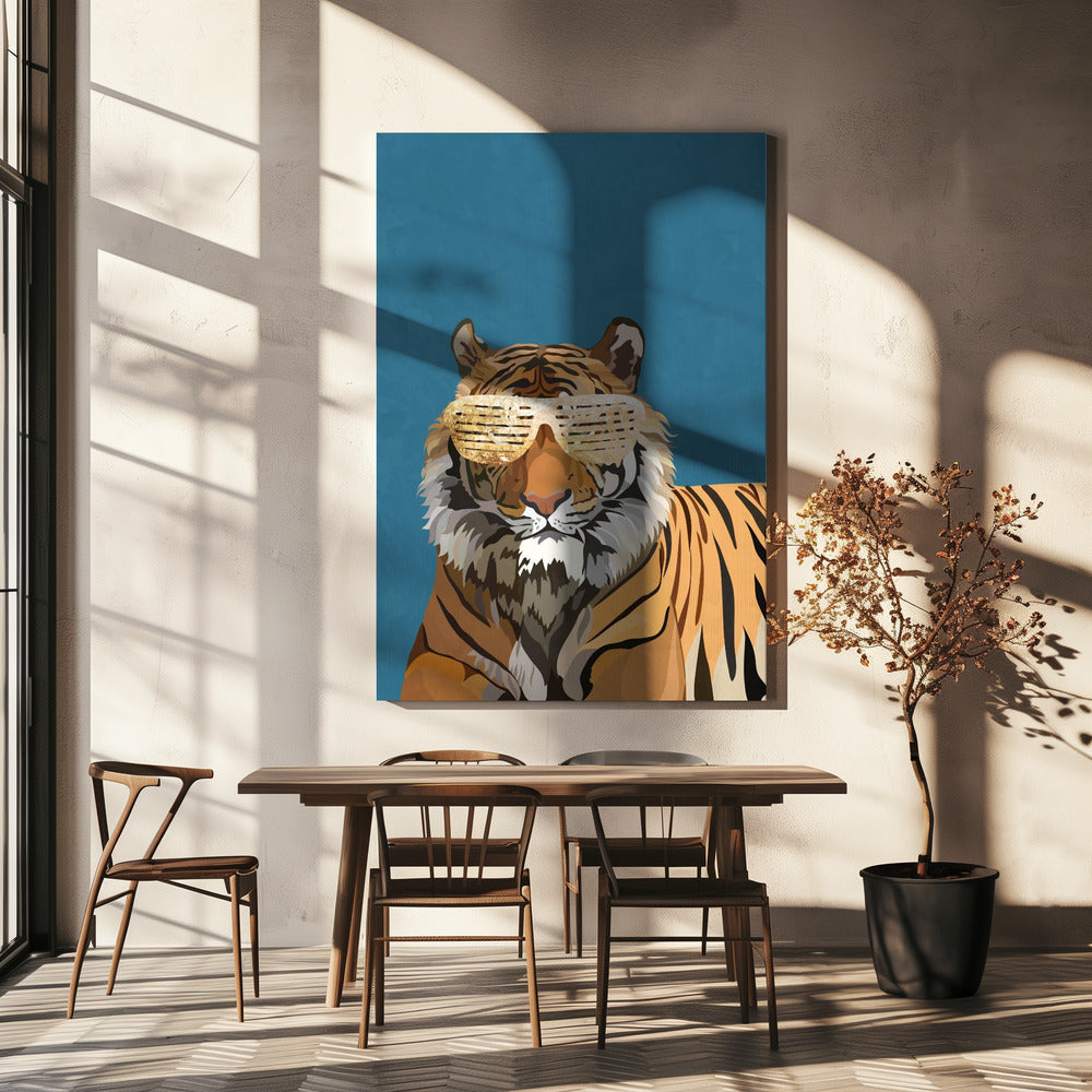 Hip Hop Tiger | Toile