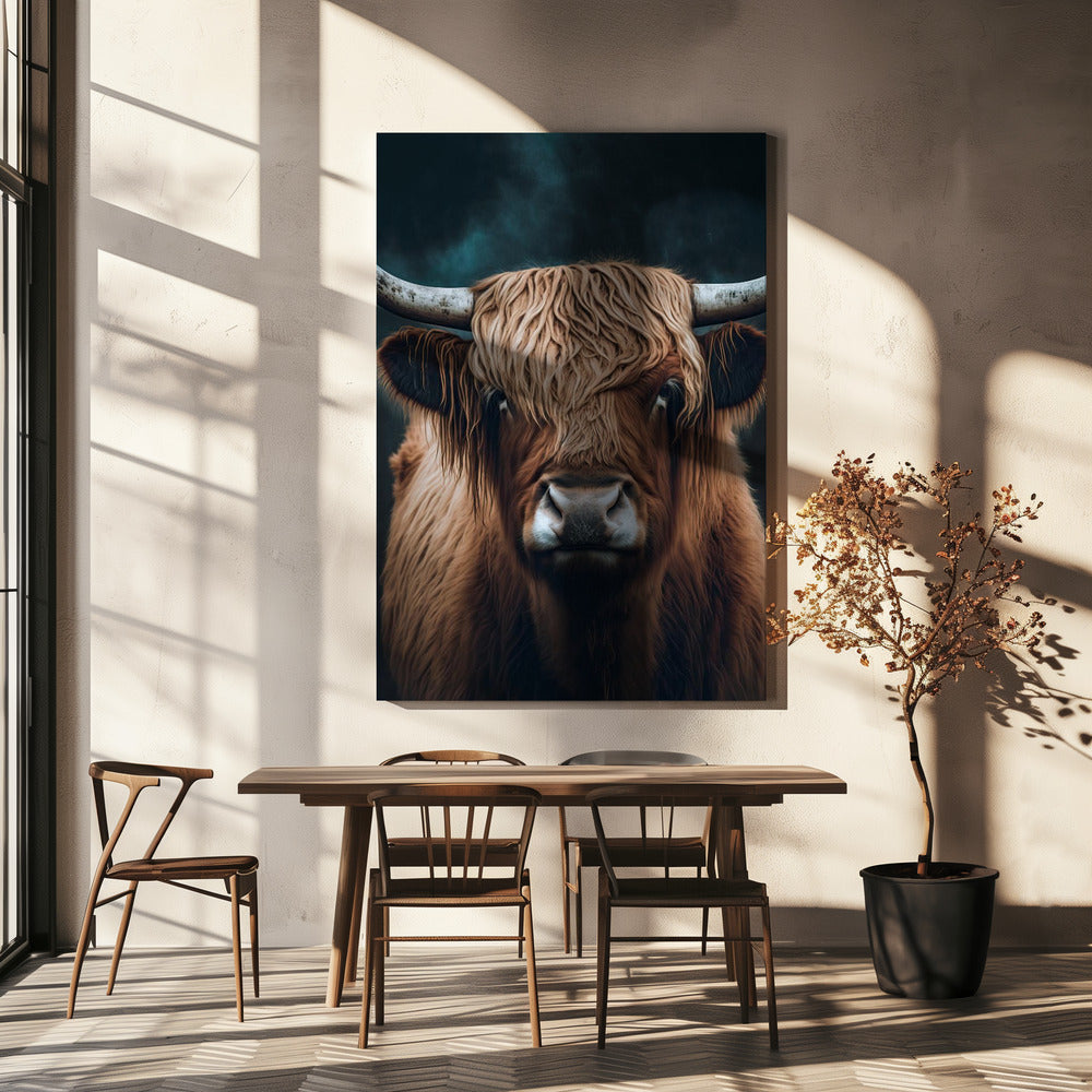 Vache des Highlands | Toile