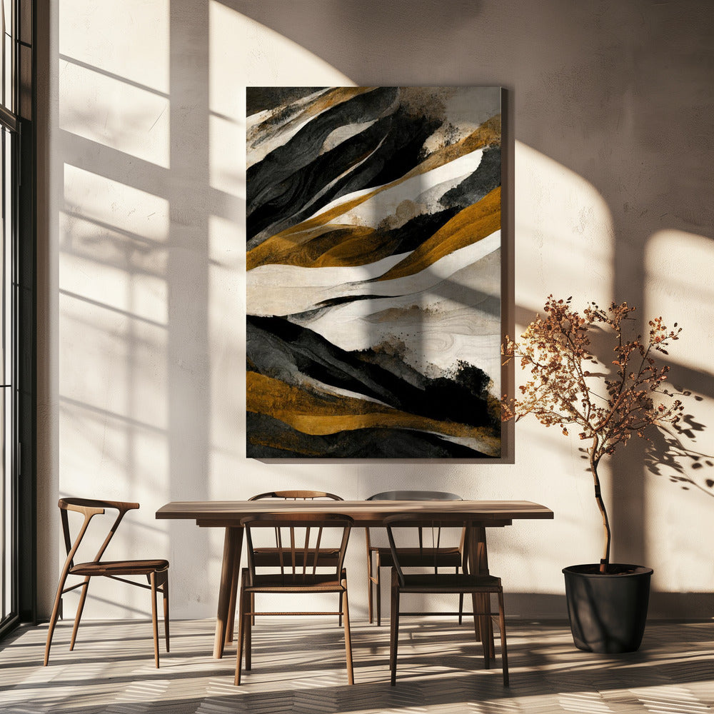 Montagnes escarpées | Toile