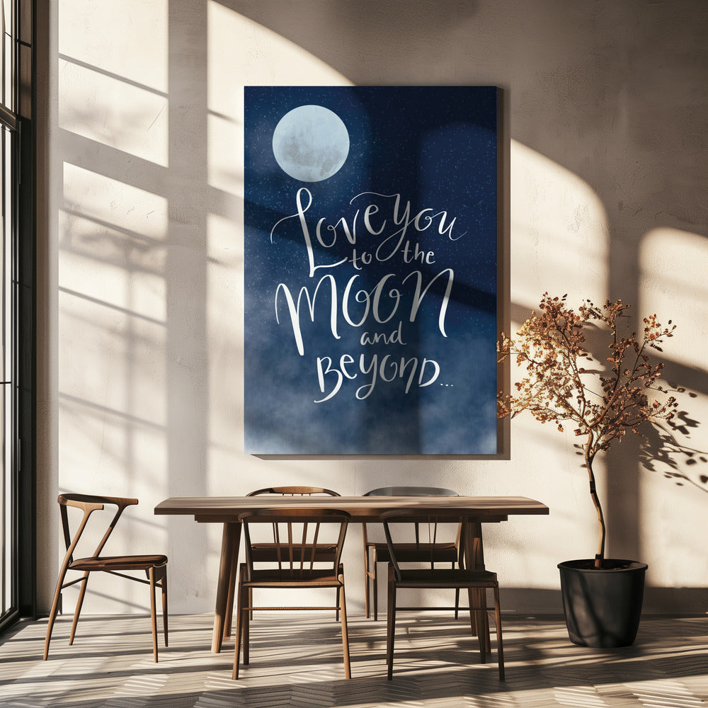 Vers la Lune | Toile