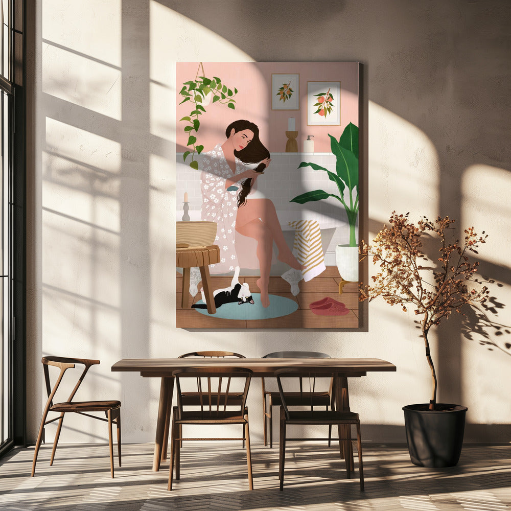 Après le bain | Toile