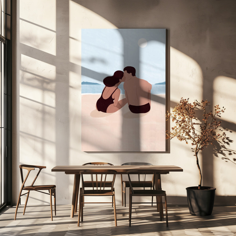 Premier baiser | Toile