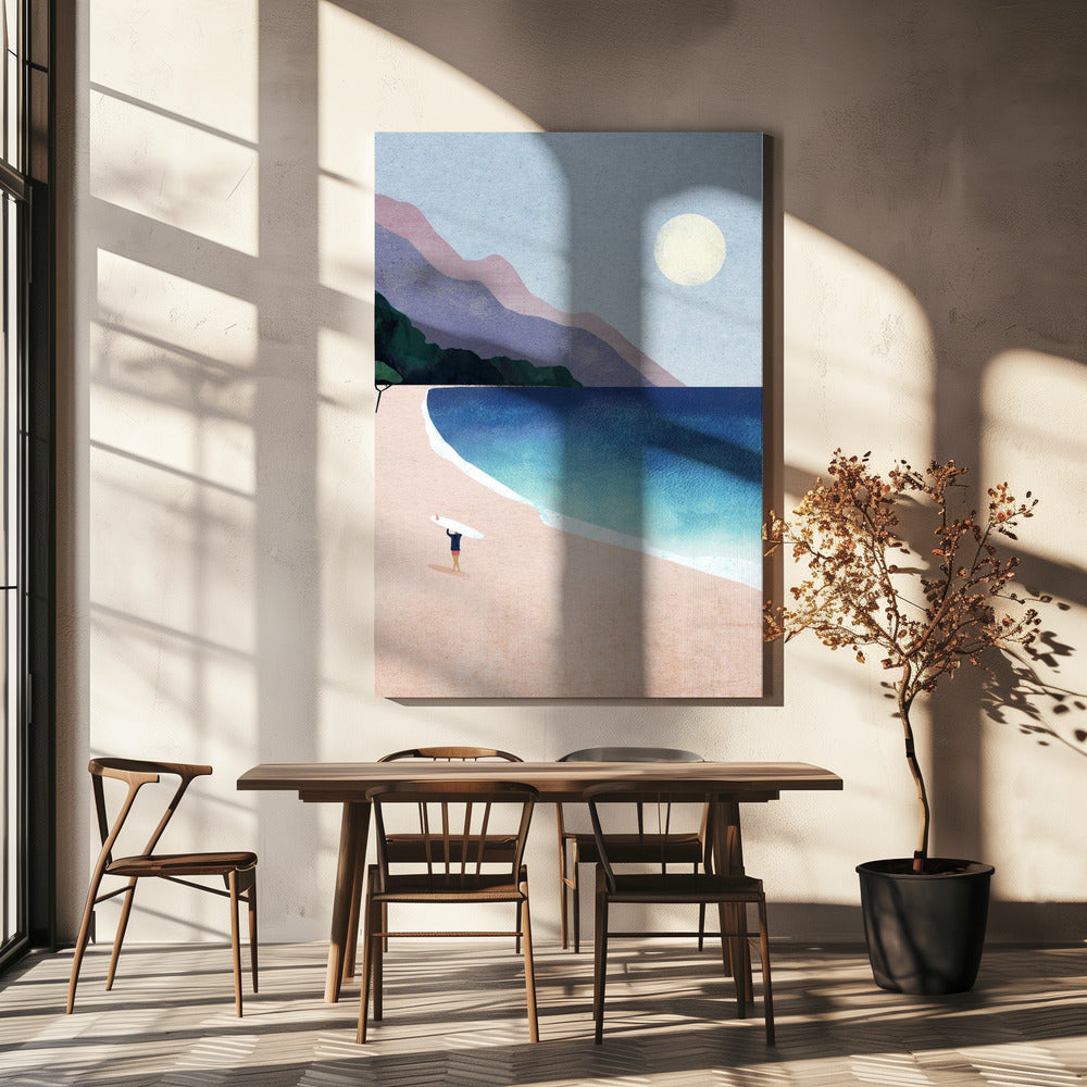 Plage de surf | Toile