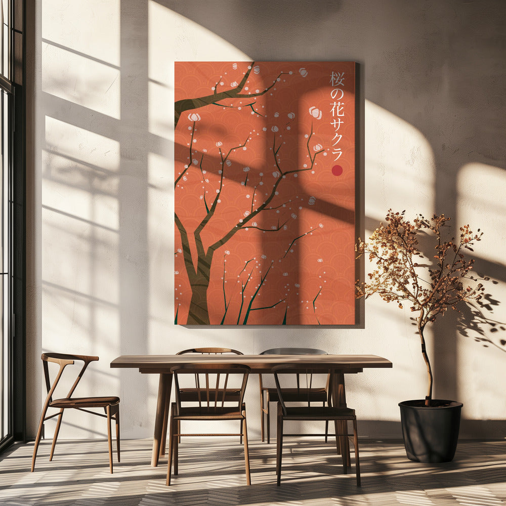 Sakura pas de hana | Tableaux sur Toile