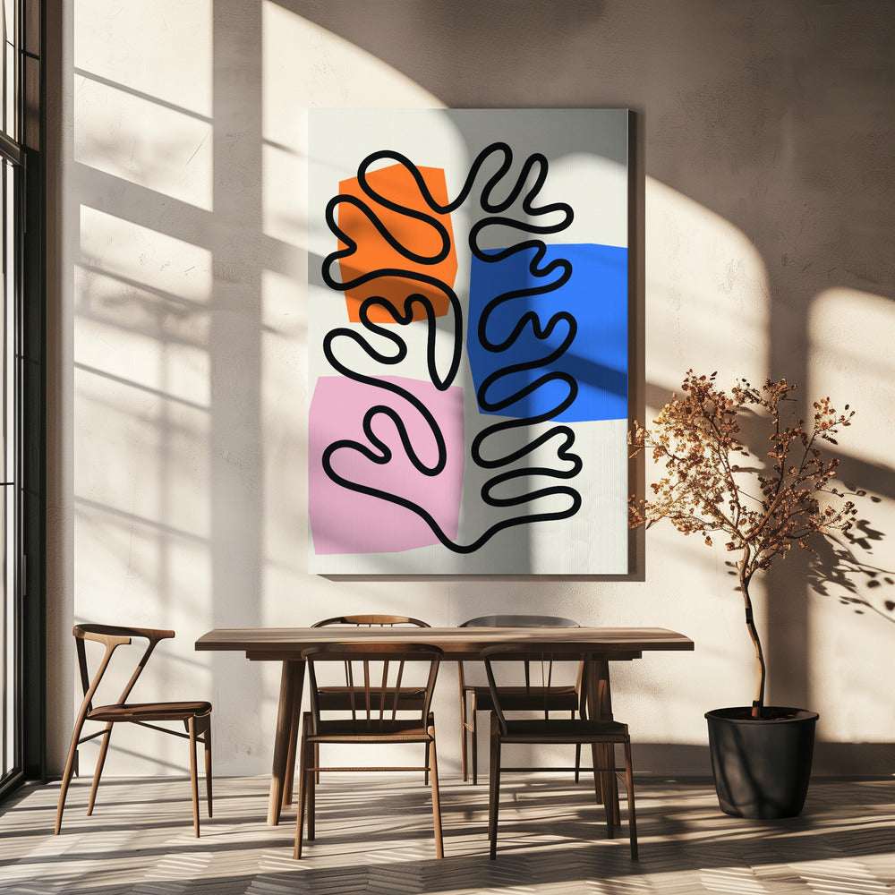 Henri Matisses fantastiska alger #3 | Canvas