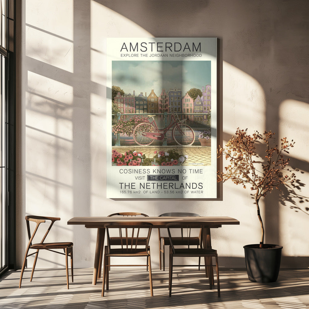 Amsterdamin painatus | Canvastaulut