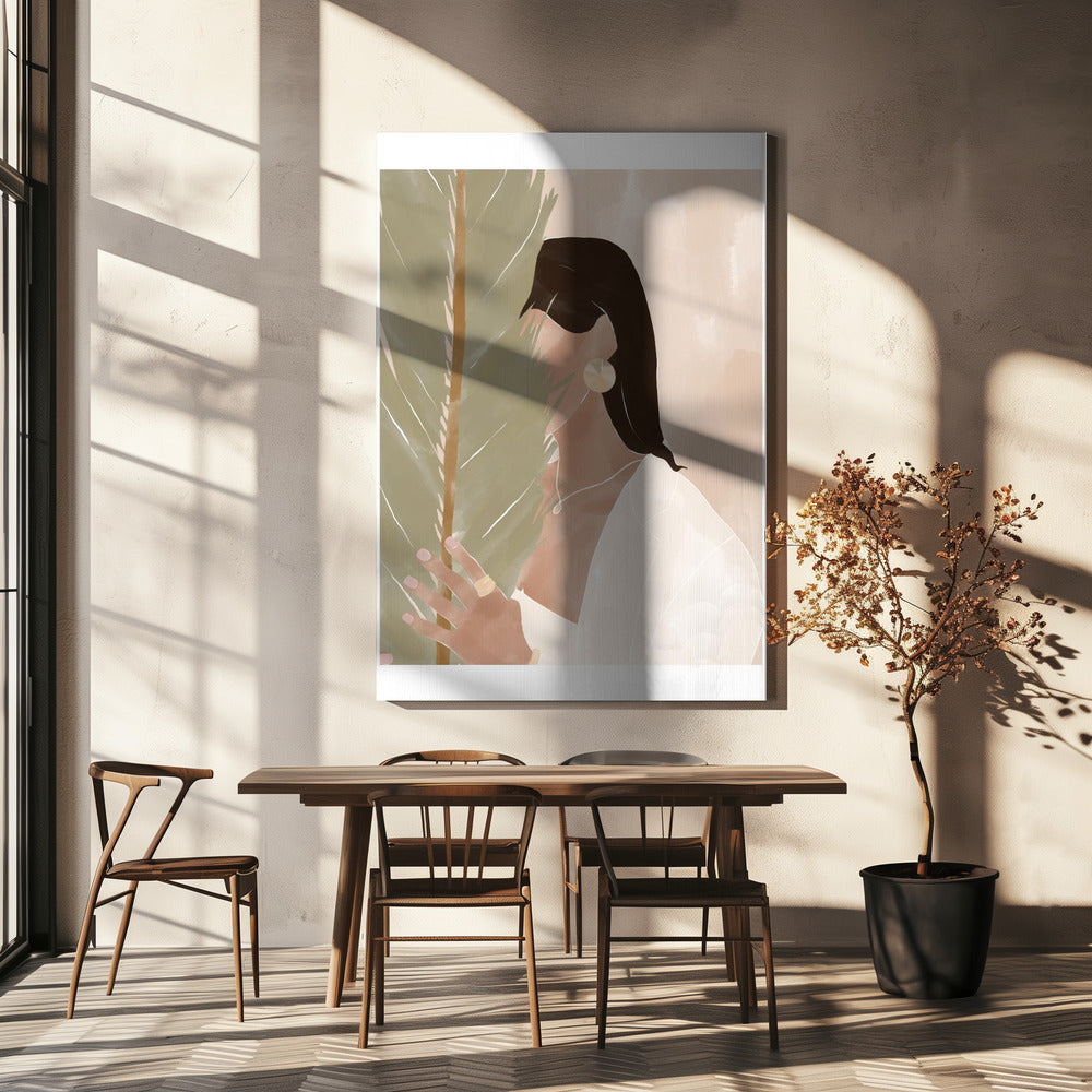 Fille des plantes | Toile