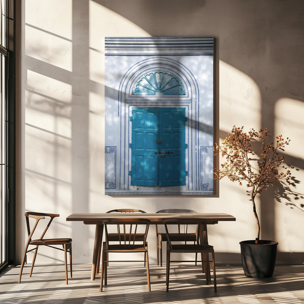 Entrée turquoise | Toile