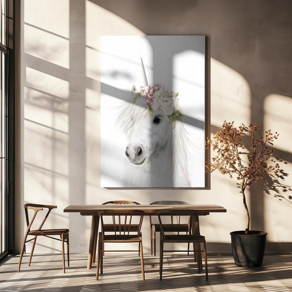 Licorne florale | Tableaux sur Toile