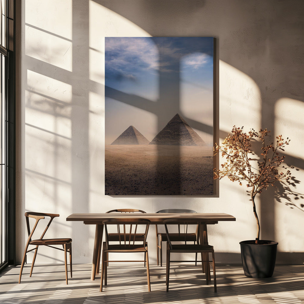 Grandes Pyramides de Gizeh, Le Caire, Égypte | Toile