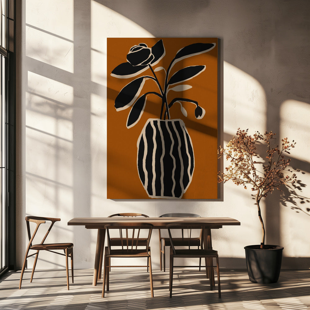 Ockra Stilleben Nr 5 | Canvas