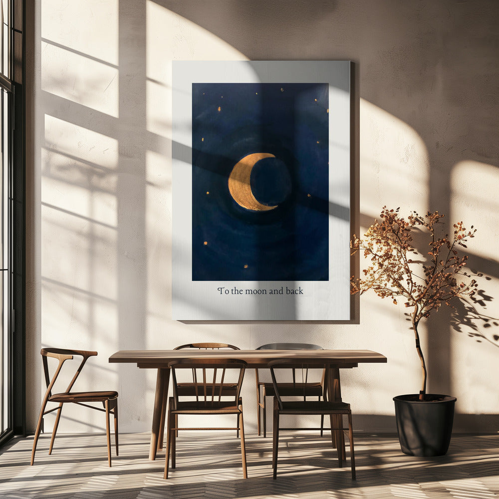 Aller et retour sur la Lune | Toile