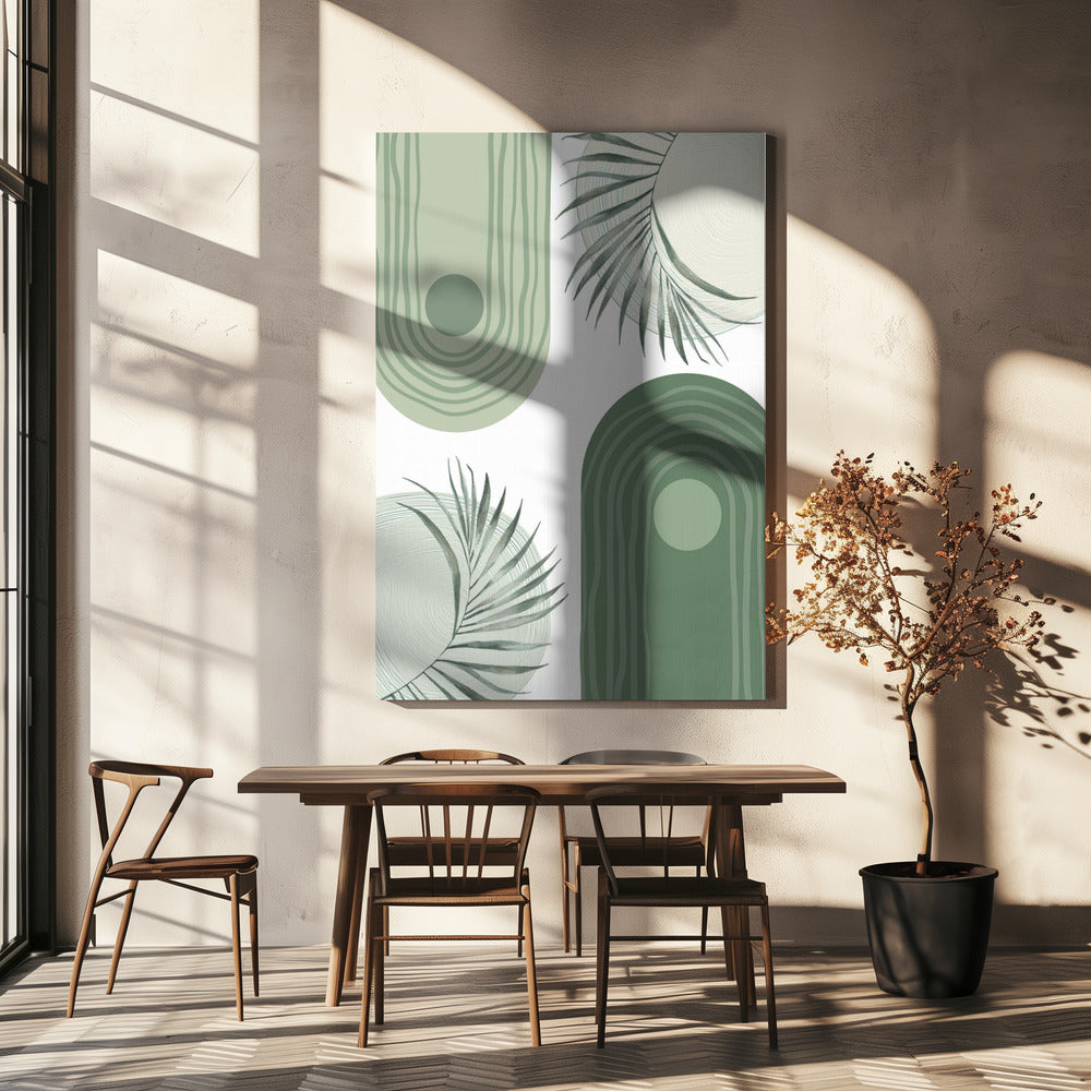 Green Boho 3 | Canvas