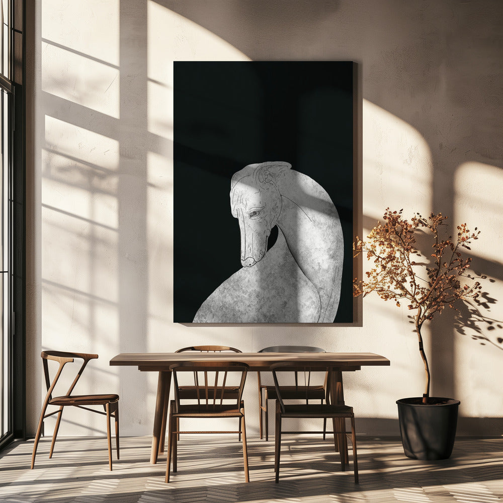 Greyhound black and white | Canvas